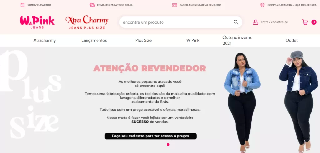 Comprar W Pink - W.Pink Jeans e XtraCharmy